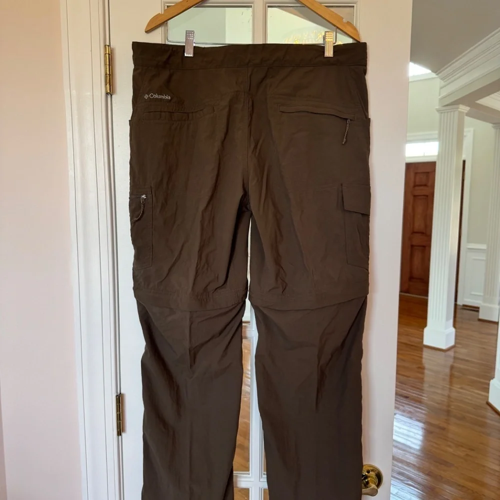 Columbia Men's Convertible Cargo Pant, Brown, Size 36X30 - Picture 3 of 4